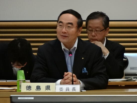 画像：飯泉総合戦略･政権評価特別委員長（徳島県知事）